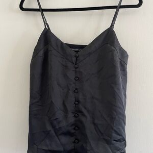Abercrombie & fitch black cami blouse